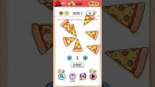 Brain Test level 5 How many pizza slices do we have gaming shorts trending [upl. by Lacombe961]