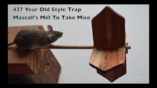 427 Year Old Style Mouse Trap In Action  Mascalls Mill To Take Mice [upl. by Gamaliel]