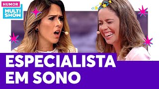 Tatá Werneck entrevista uma Especialista em Sono  Lady Night  Humor Multishow [upl. by Amarette]