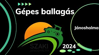 Gépes ballagás Jánoshalma  2024 🚜 [upl. by Allecram]