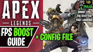 🔧 APEX LEGENDS SEASON 16 Dramatically increase performance Low end pc [upl. by Fred539]