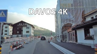 Billionaire Resort  Davos 4K  Morning Drive [upl. by Zenia]