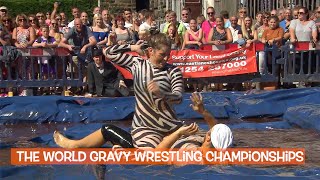 The World Gravy Wrestling Championships 2016 [upl. by Tarrah]