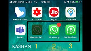 Download 3 whatsapp on iPhone  100 Working [upl. by Narba607]