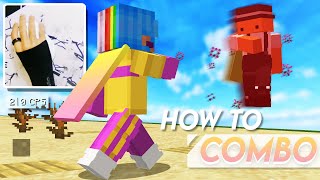 HOW TO COMBO in Minecraft 189 PVP  Combo locking Tutorial [upl. by Han]