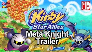 Kirby Star Allies  Meta Knight Trailer for Nintendo Switch [upl. by Phip]