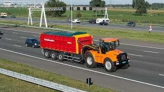 Hovertrack Luctor 544 Schuitemaker Rapide 8400 RS op de snelweg Trekkerweb Agritechnica [upl. by Clarance]