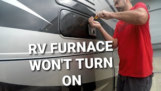 ATWOOD RV FURNACE WONT TURN ON TROUBLESHOOTING TIPS [upl. by Ethban]