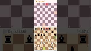 Blind chess gameplay from Lichessorg new app [upl. by Attenauqa]