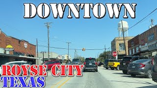 Royse City  Texas  4K Downtown Drive [upl. by Eiramlehcar]