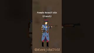 Trench Warfare WW1 Fanmade Skins shorts SteelFlesher SimpleBitStudios [upl. by Deth]