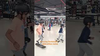 Free skateboarding workshop at decathlonindia malad mumbaikar 🛹🔥  Fun at Malad activity [upl. by Torruella533]