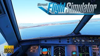 Approach and Landing in Preveza Greece  Fenix A320  MSFS [upl. by Vastah312]