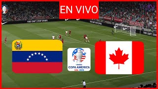 🔴EN VIVO Venezuela vs Canadá  Copa América 2024  Partido en vivo ahora [upl. by Milda662]