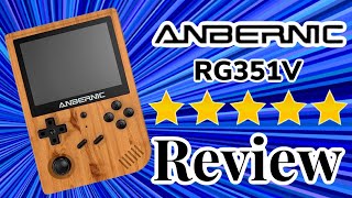 Anbernic RG351V Handheld Video Game Console Review  Portable Console  RetroPie Guy Review [upl. by Thagard]