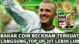 BAKAR COIN 21K DEMI DBECKAM EDGED CROSSING 103 TERKUAT BORONG EPIC ENGLAD EFOORBALL MOBILE 2024 [upl. by Rollecnahc725]