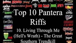 Pantera Top 10 Riffs [upl. by Sill594]