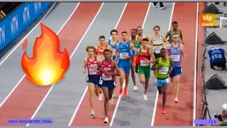 3000 M FINAL CAMPEONATO MUNDIAL DE ATLETISMO GLASGOW 2024 [upl. by Lunn846]