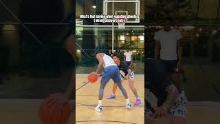 Never close out on a shooter 🔫🤣hoops basketball nba hooping music ballislife [upl. by Evers]