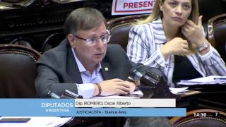 Diputado Romero Oscar Alberto  2da Intervención  Sesión 22122016 [upl. by Slinkman]