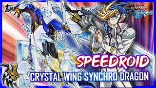 Crystal Wing Synchro Dragon is here Lets Clear Wing Acceleration YuGiOh Duel Links [upl. by Ydnem]