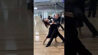 Foxtrot 🦊 ballroomdance ballroom foxtrot slowfox fyp fypdance [upl. by Acinomal]