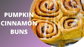 Easy Pumpkin Cinnamon roll Recipe pumpkin spice pumpkin cinnamon rolls pumpkin rolls [upl. by Stanfield]