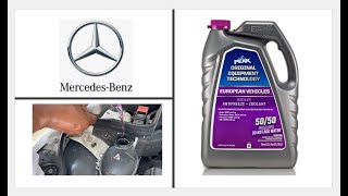 How To Add Coolant Antifreeze To Your C250 Mercedes [upl. by Tierell]