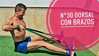 30 entrenamiento de dorsales con bandas y barras Mucho brazo y abdomen [upl. by Oisangi]