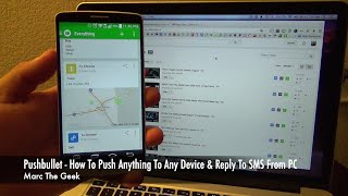 Pushbullet  How To Push Anything To Any Device amp Reply To SMS From PC [upl. by Ethbun]