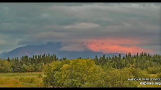 12 Sep 2024 Sunset from Dumpling Mtn and river live cam exploreorg [upl. by Netsruk389]