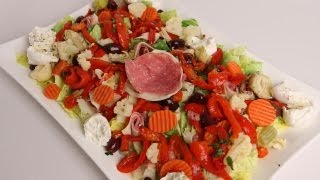 Antipasto Salad Recipe  Laura Vitale  Laura in the Kitchen Episode 348 [upl. by Suoirred]