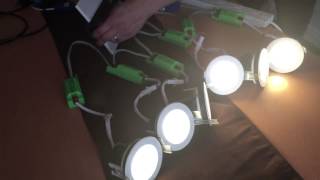 EcoLED Zep1 Dimmable LED Downlight Test [upl. by Caassi]