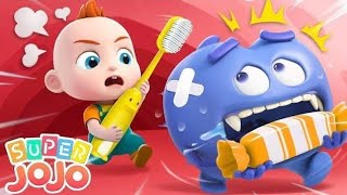 Baby Goes to brush his teeth wash his hands  wash his face Super JoJo Nursery Rhymes amp Kids Songs [upl. by Geneva547]