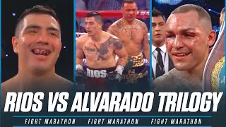 The Entire Brandon Rios vs Mike Alvarado Trilogy  FIGHT MARATHON [upl. by Lidstone]