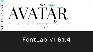 Open and export glyphs files and other highlights from FontLab VI 614 [upl. by Coheman]