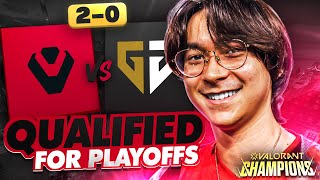 HOW WE QUALIFIED FOR VCT CHAMPIONS PLAYOFFS  GenG vs SEN  TenZ [upl. by Salmon]