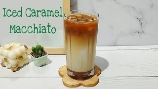 How To Make Starbucks Iced Caramel Macchiato [upl. by Tice]