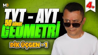 Dik Üçgen 1  50 Günde TYT  AYT Geometri Kampı 4Gün  Kenan Kara [upl. by Ahsotal442]