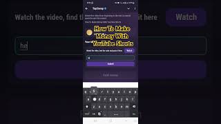 How To Make Money With YouTube Shorts  Tapswap Code  Tapswap  Code Tapswap  Tapswap Video Code [upl. by Solhcin]