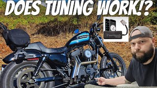 Does Tuning FIX CUSTOM Harley Sportster Drag Pipes [upl. by Brawley]