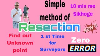 Resection kese karte hai How to do Resection using Sokkia Total Station Resectionsurvey [upl. by Marcellus]