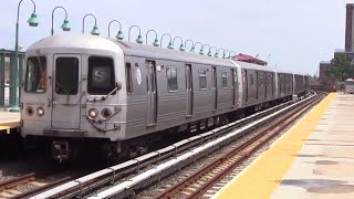 ᴴᴰ Rockaway Park Shuttle Arriving at Beach 90th Street [upl. by Craven]