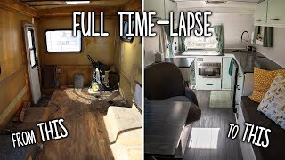 Complete RV Renovation Start to Finish Timelapse [upl. by Odlabu]