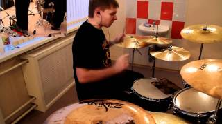 Amatory  Чёрнобелые дни drum cover by Moruzar [upl. by Jedthus]