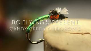 Candy Green Chironomid Pupa Fly Pattern [upl. by Adnaerb]