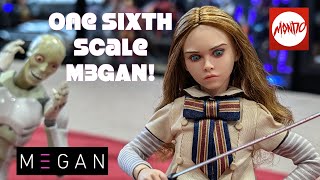 M3gan One Sixth Scale Figure MONDO Special Edition Battle Damage Head Megan Android Robot [upl. by Fahey]