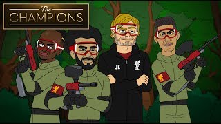 Liverpool and Manchester City Go Paintballing  The Champions S1E5 [upl. by Eizzik]