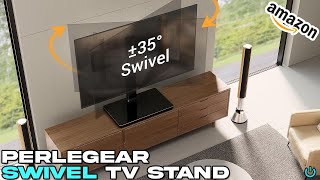 PerleGear Swivel TV Stand  Review and How to Assemble [upl. by Egwan570]