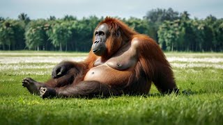 Orangutan relaxing [upl. by Filomena477]